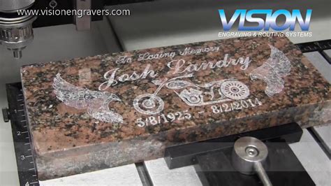 portable headstone engraving equipment